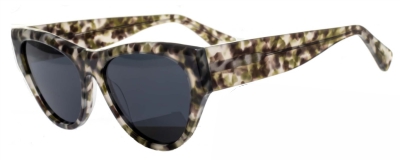 C3 Acetate Glasses Frame Tortoiseshell Green White