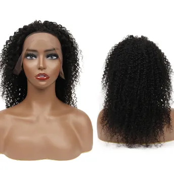 Deep Curly Wave Short Bob Wigs Human Hair Hd Full Lace Front Wig Raw Peruvian Virgin Human Hair Lace Frontal Wig For Black Women