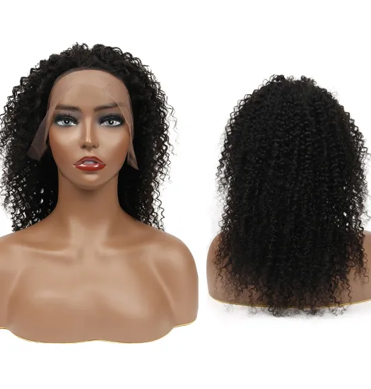 Deep Curly Wave Short Bob Wigs Human Hair Hd Full Lace Front Wig Raw Peruvian Virgin Human Hair Lace Frontal Wig For Black Women