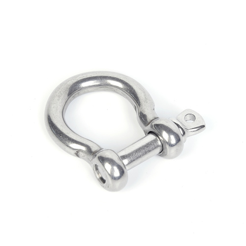 Bow anchor lifting chain shackle with safety