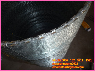 straight line razor barb wire/anping razor wire/barbed wire razor wire