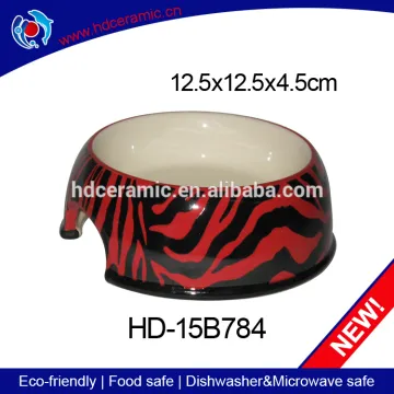 Bright large ceramic pet feeders,popular dog bowl