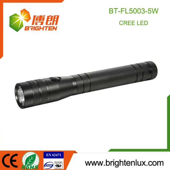 Hot Sale Portable Hand Held 3C Battery Powered Operate Long Range Bright Aluminum Cheap 5W Hunting best cree led flashlight