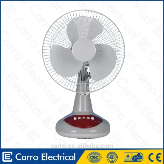 Carro Electrical 12inch 12v 13w rechargeable table fan