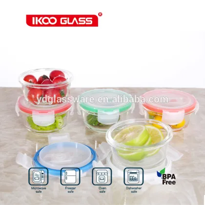 glass meal prep containers / food storage container box