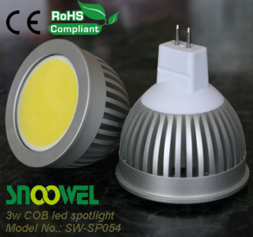 3W Mr16 Cob Led reflektory z Ce Rohs