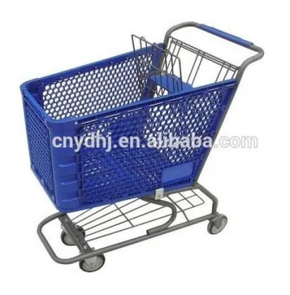 Commerical Plastic Grocery Cart from Suzhou Yuanda Business Equipment Co., Ltd