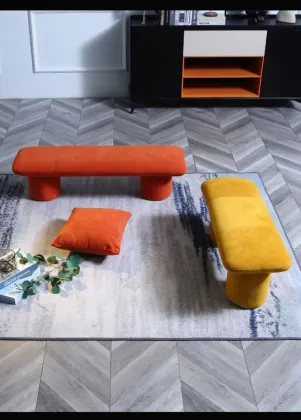 Change Shoe Solid Wood Stool, Cloth Art Pier Sofa, Simple Wear Shoe Stool, Tea Table, Small Round Stool: Stylish Furniture Solutions