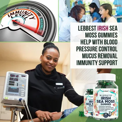 Bladderwrack burdock Root Irish Sea Moss Gummies