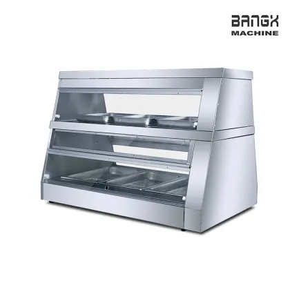 Hot Sales Commercial Fast Food Equipment: Food Warmer Display Cabinet for Catering Industry