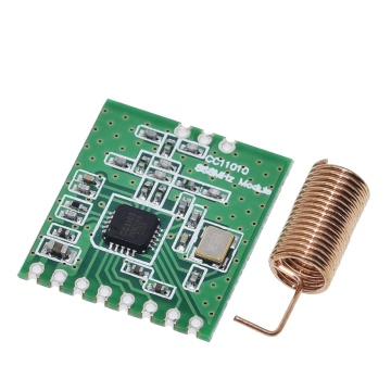 CC1101 वायरलेस मॉड्यूल: FSK/GFSK/ASK/OOK/MSK के लिए लंबी दूरी 868MHz SPI इंटरफ़ेस
