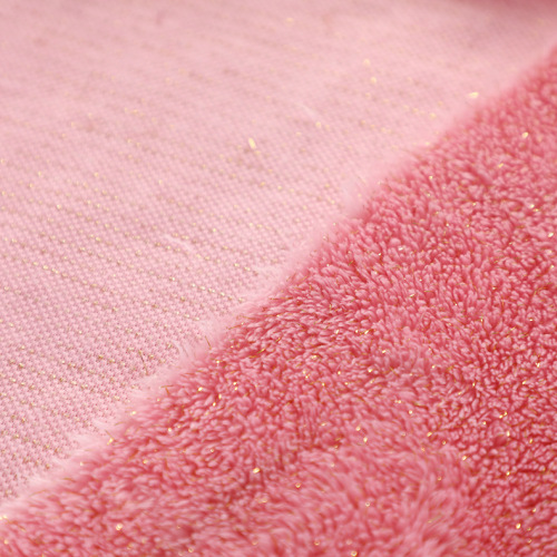 Polyester stickat tyg Baby filt Sherpa fleece tyg