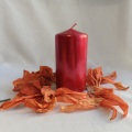 Red pillar candle good quality Holiday wedding Decorative