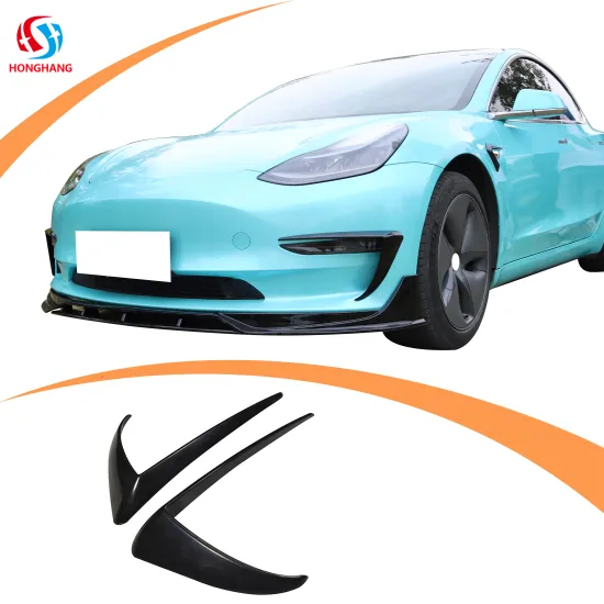 Fog Light Cover - Carbon Fiber Lamp Eyebrow Trim for Tesla Model 3 (2019-2021)