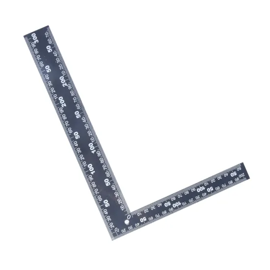 Measuring Hand Tools: 90 Degree Black Triangle Angle Square Ruler
