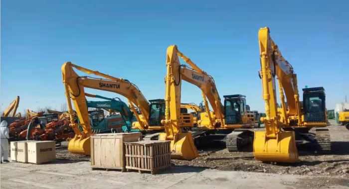 shantui excavators shipping