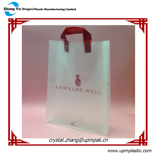 Frosty HDPE Loop Tote Plastic Bag