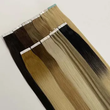 Luxe Straight Tape-In Hair Extensions: Wholesale Perfection