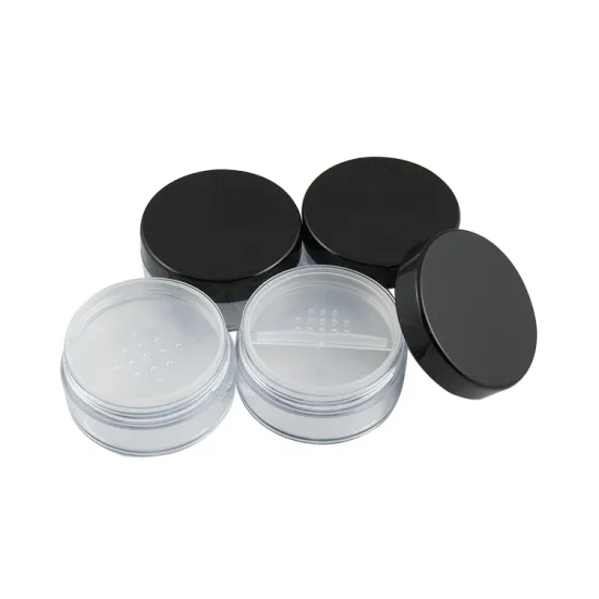 Custom Logo Round Empty Loose Powder Container