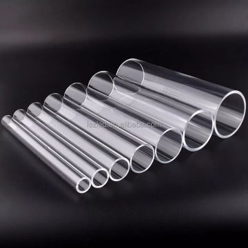 Factory Price Custom Size High Hardness Acrylic Tube via Plastic Extrusion Process
