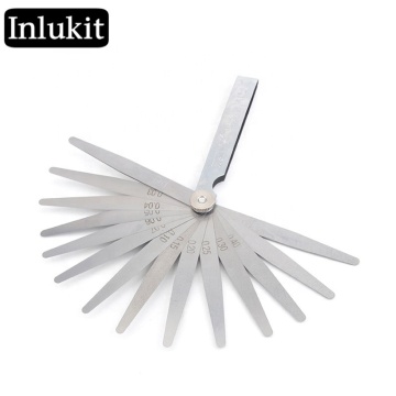 150mm 14-Piece Stainless Steel Industrial Metric Feeler Gauge Set