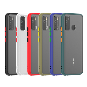 Tecno Camon 15 Air, Pova 4 Pro, Neo 2 Soft TPU Case dengan Bingkai PC Matte