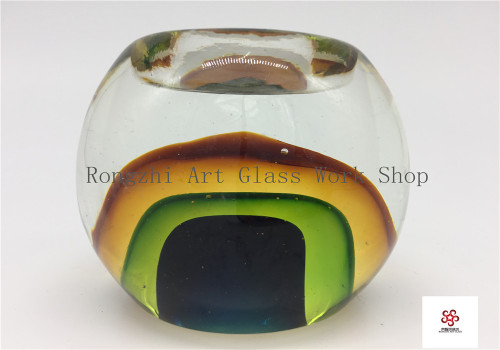 Mooie Kaarsenhouders Glas Sculptuur