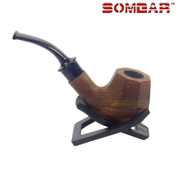PW071013 Resina Filtro del tubacco di tabacco Fumo anello in metallo Fumo imita il tubo in legno