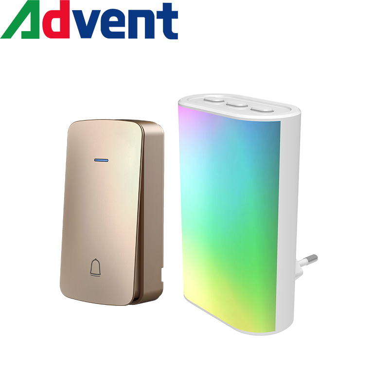 Remote Wireless Doorbell With Night Light