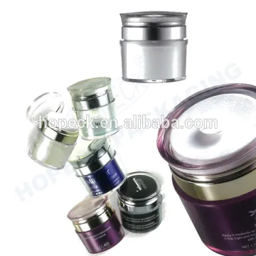 round shape SAN airless cream jar