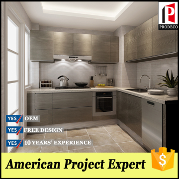 2016 newest modern designs wooden melamine kitchen cabinet