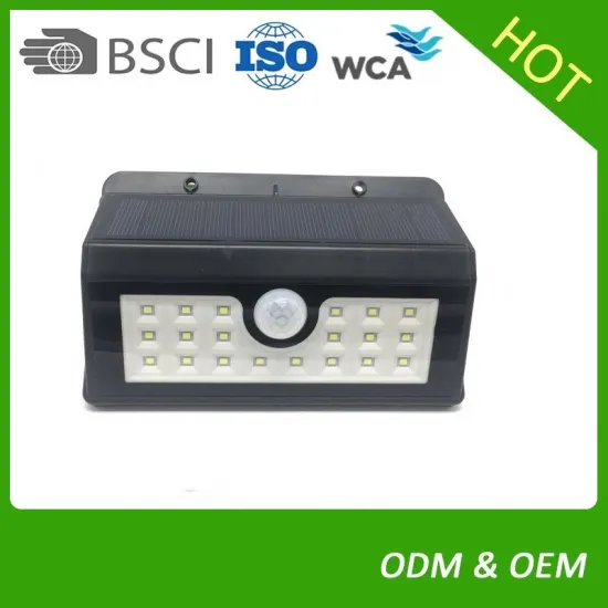 Motion sensor activated detection solar Wall/garden/path solar wall light