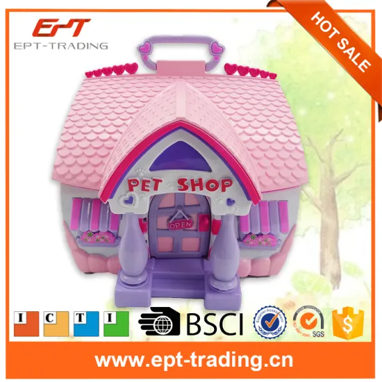 My happy family sweety home big villa house toy with light &music