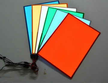 High Quantity EL Brightness Panel Multi Color A4 White EL Backlight Sheet
