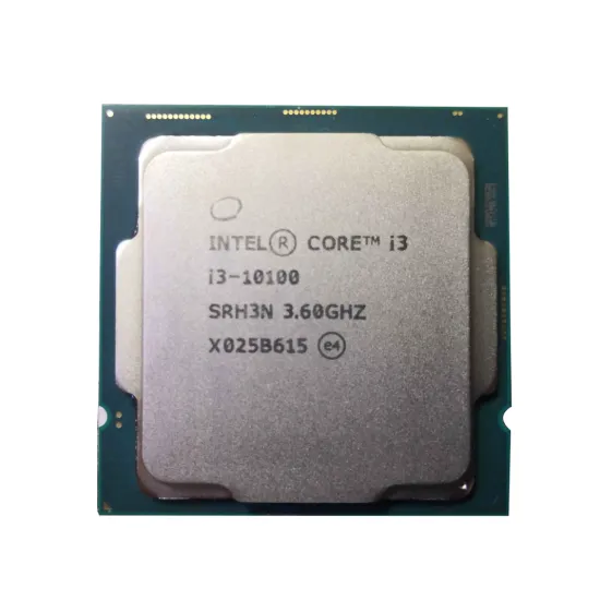 Intel Core i3-10100 Desktop Processor: 6MB Cache, Quad-Core, Up to 3.6GHz, LGA1200 Socket