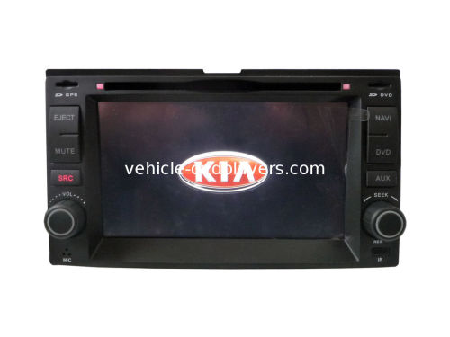 7 Inch High Resolution 800 * 480 / Navigation / Rds / Tv Kia Dvd Gps For Sorento Cr-8805