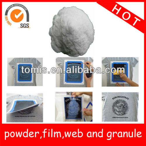 PES hotmelt adhesive powder for heat transfer printing