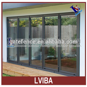 aluminium folding patio doors& aluminum folding door and frameless folding glass doors