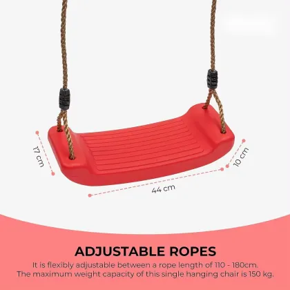 Plastic Playground Swings and Chain for Kids' Backyard Outdoor EVA Swing Set