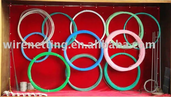 0.15-4mmbwg8-bwg36 Various Colors Pvc Insulated Steel Wire(joint Venture)