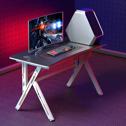 Black Gaming Desktop Computer on Office Desk