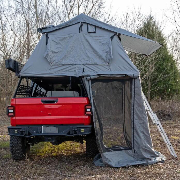 car tent with awning