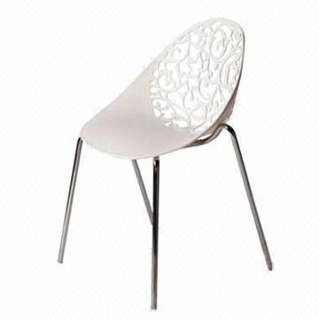 Plastic dining chair, various colors available