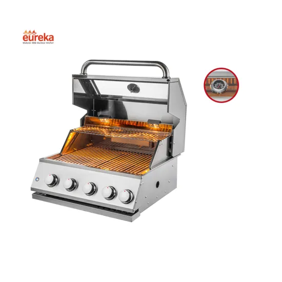 Outdoor Kitchen Propane Bbq Portable Built In Gas Grills With 4 Burners