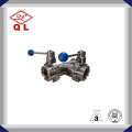 304/316L Sanitary Stainless Steel Threaded Butterfly Valve