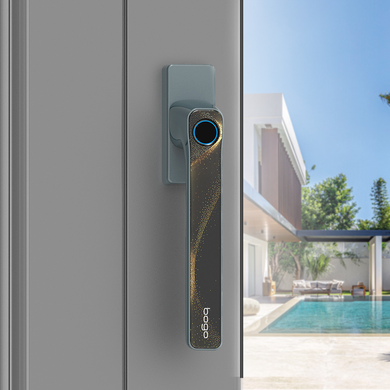 L Handle Window L shaped fingerprint lock window handle China Manufacturers Suppliers ...