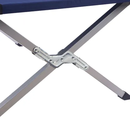 Outdoor Aluminum Folding Bed for Camping and Rest