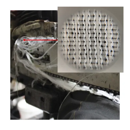 Custom Oeko-Tex Certified Warp Knit Polyester/Polypropylene Anti-Chainsaw Fabric