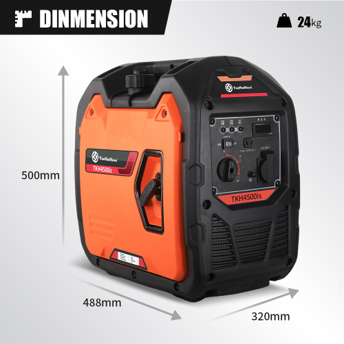 Generador inversor liviano de 3,5 KW con rendimiento silencioso