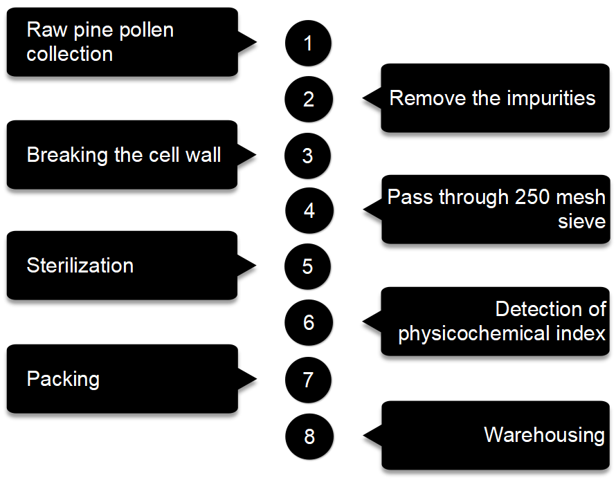 pine pollen powder